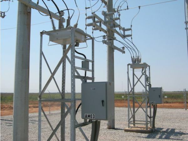 Medium voltage line reconstruction project